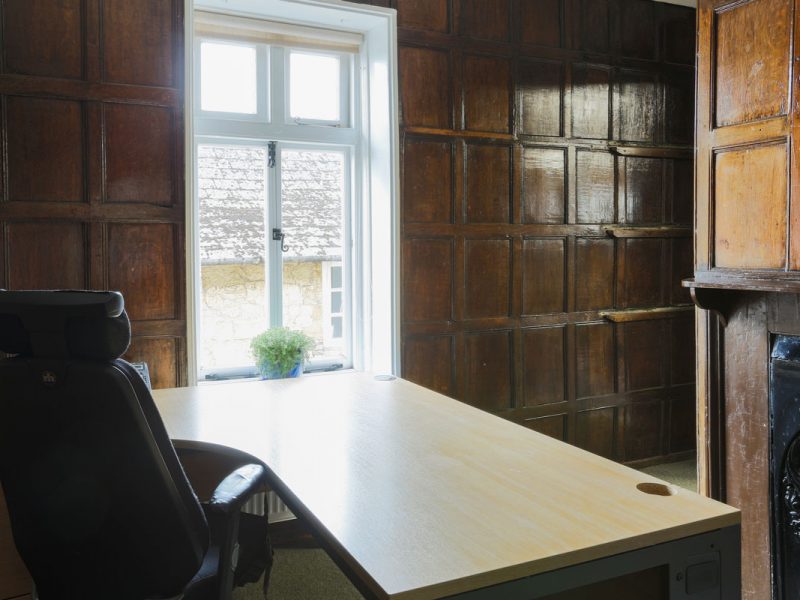 Rooms 8 & 9 at Antrobus House Original Wooden Panelling